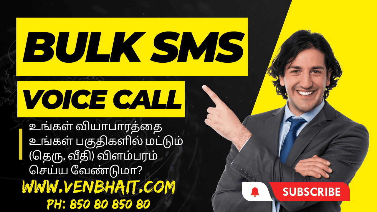 Local Ads Ponnamaravathi Election Advertising Bulk SMS Bulk Voice Call  