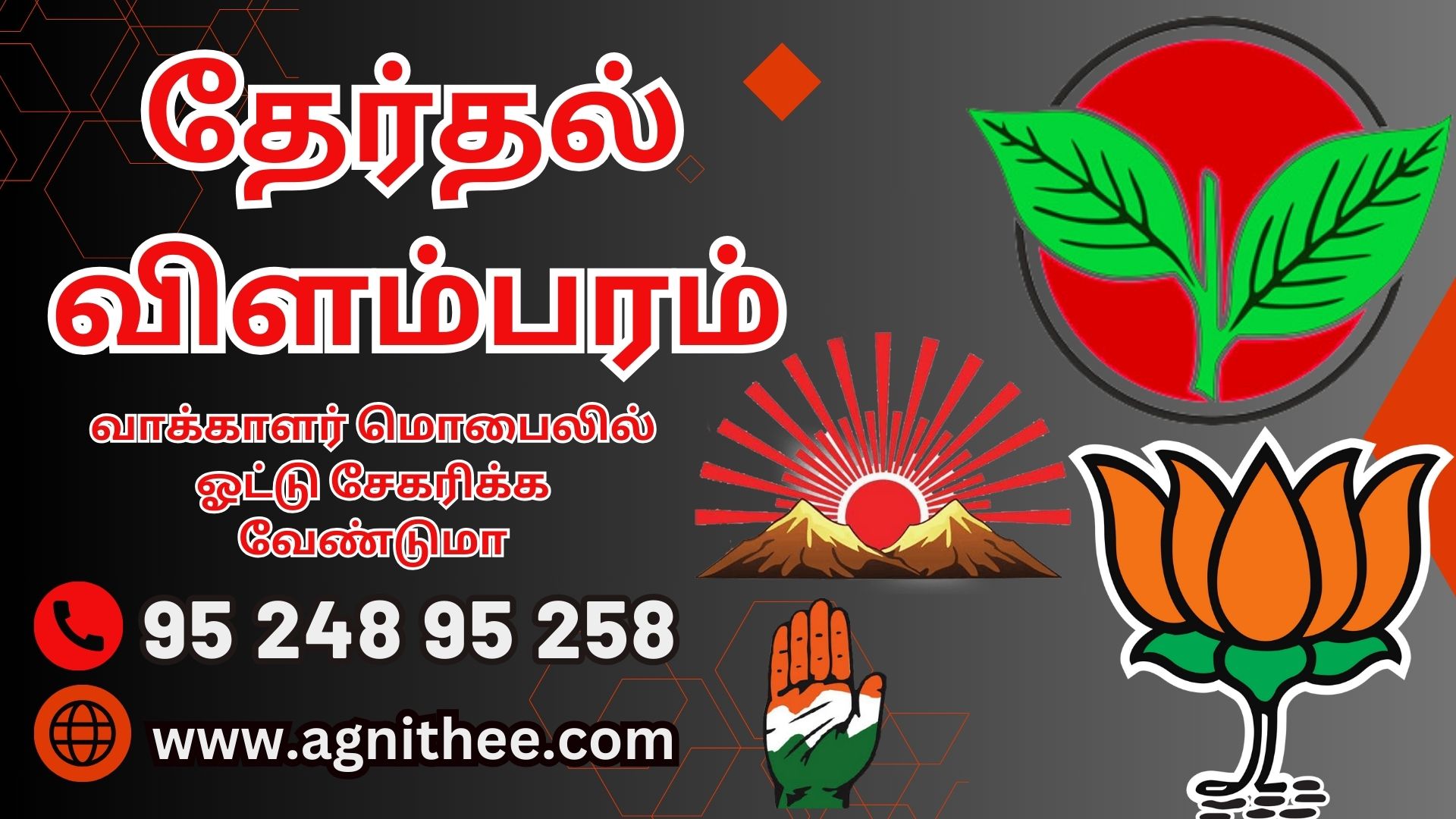 Local Ads Iluppur Youtube Election Advertising Bulk SMS Bulk Voice Call  